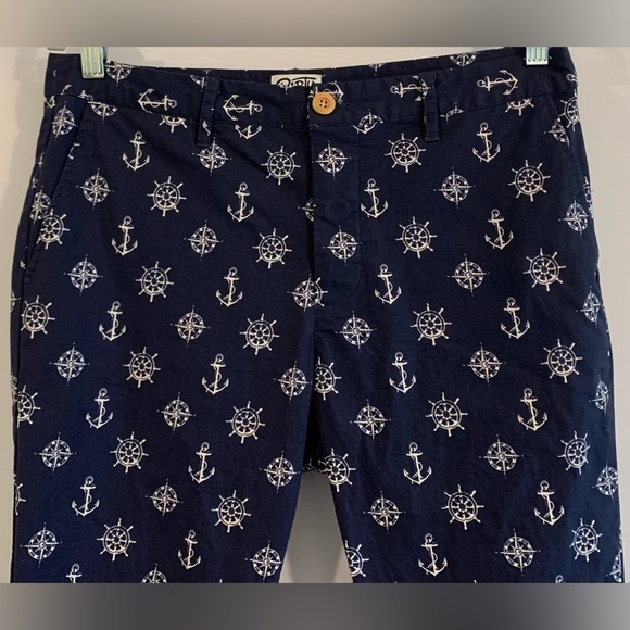 Excellent Condition, Party Pants Australia, Nautical Button Fly Pants, Sz Medium - Picture 4 of 8